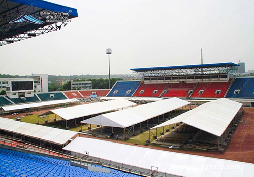 体育篷房打破传统室内比赛场地限制  实现室外比赛即建即用